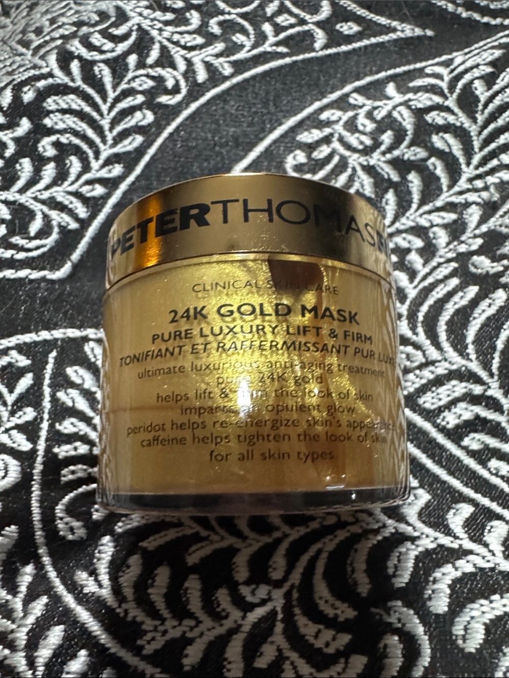 Peter Thomas Roth 24K Gold Mask - Metallic Gold Jar